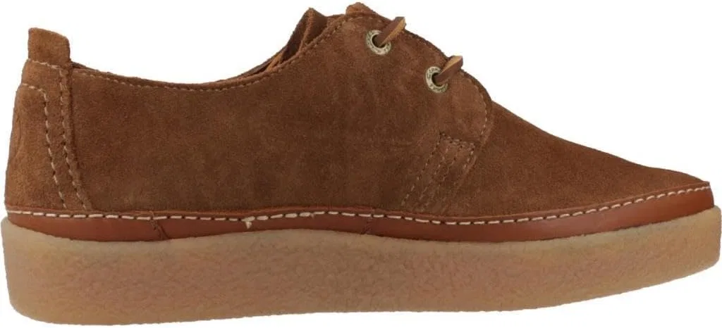 Clarks - Мужские низкие туфли Clarkwood, Navy Suede — фото 4