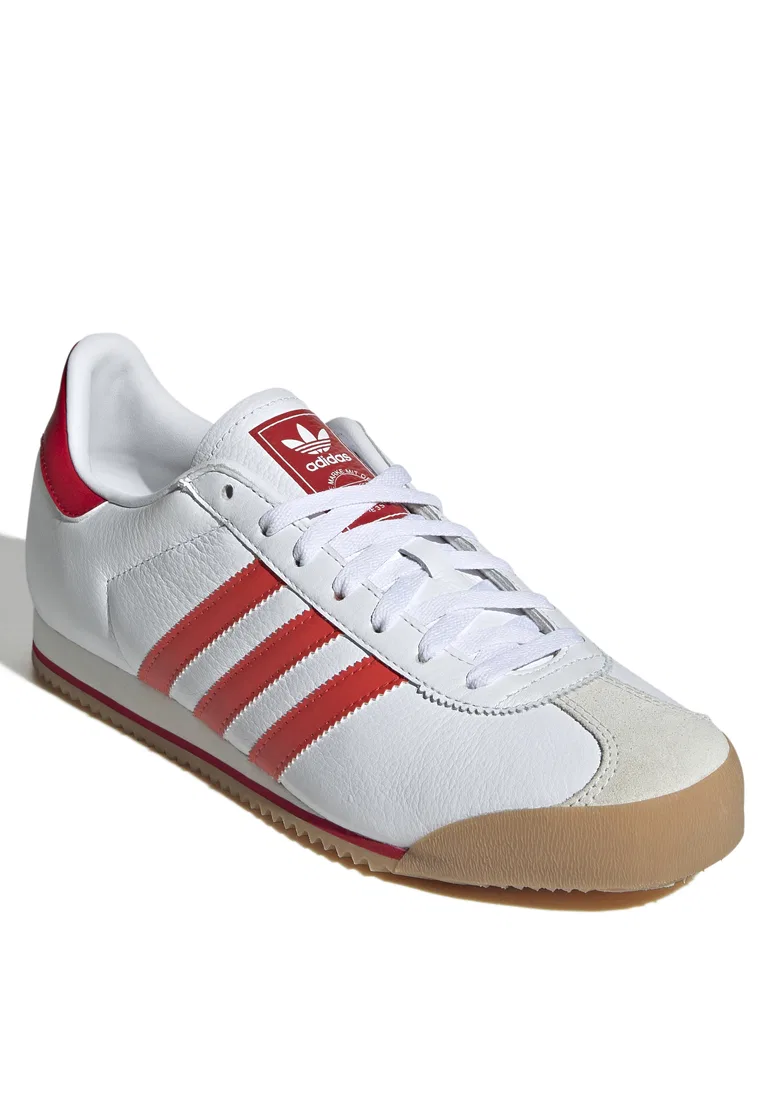 Кроссовки, K 74 Adidas, белый/оранжевый — фото 2