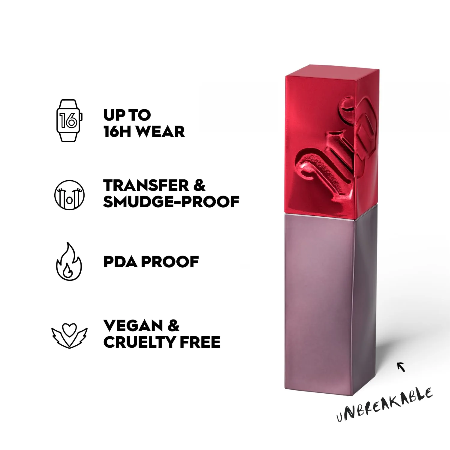 Urban Decay Vice Lip Bond Glossy Longwear жидкая помада, стойкая до 16 часов, увлажняющая, мгновенный блеск, Vegan, Cruelty-free - 4,1 мл, Unbreakable (true blue red) — фото 3