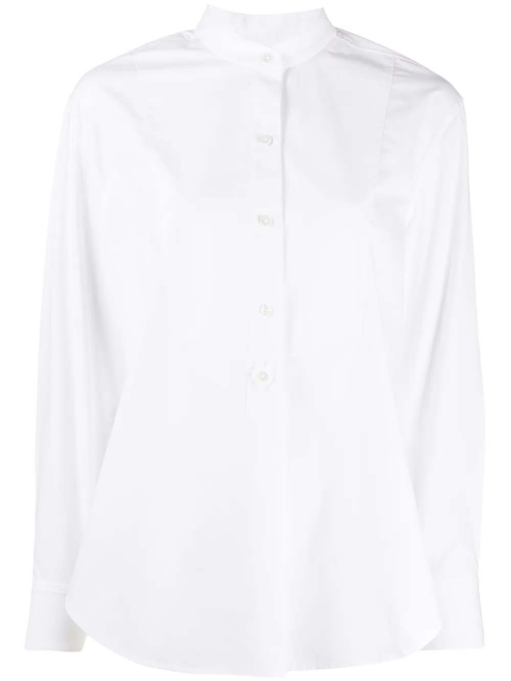 

Рубашка с закругленным воротником Equipment, белый