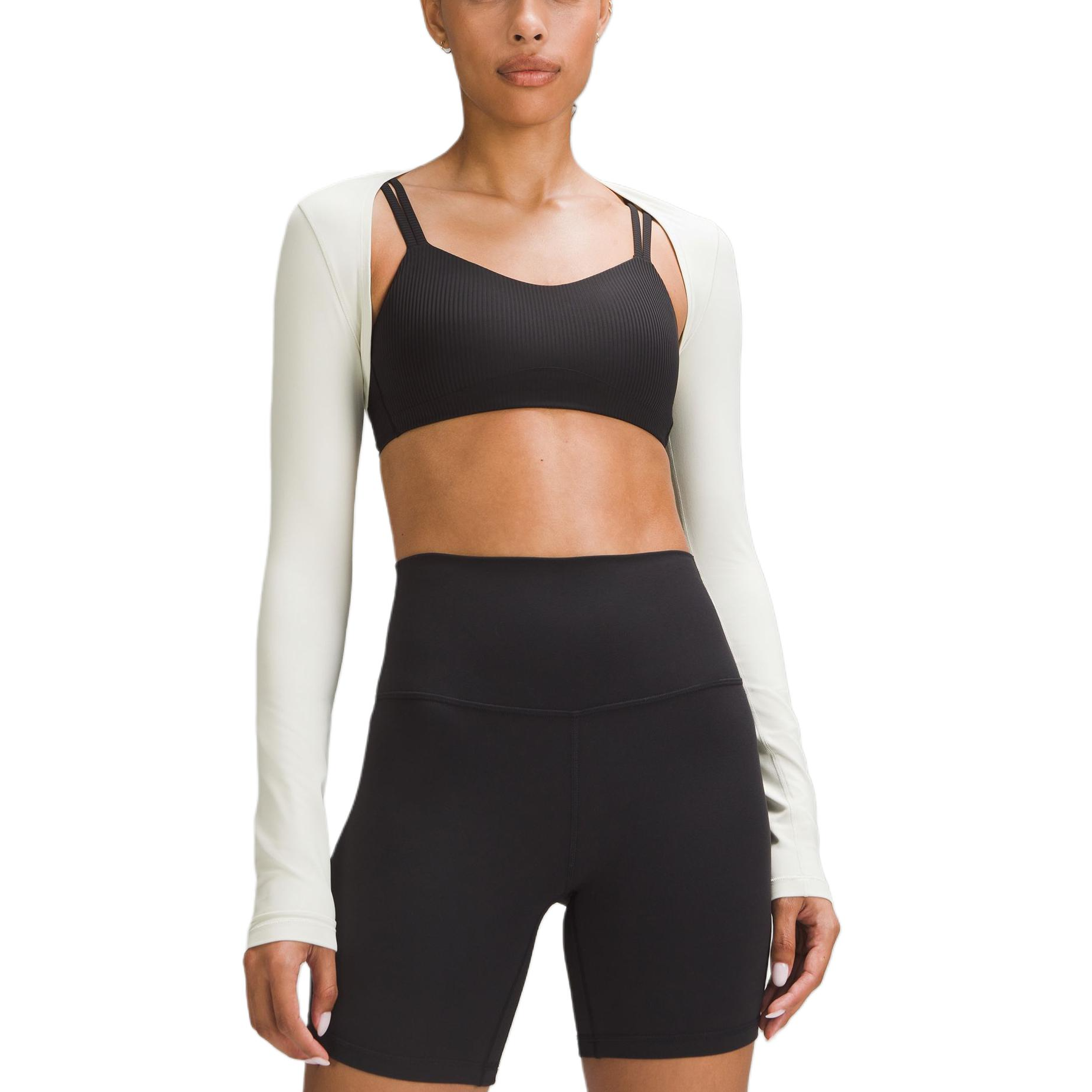

Футболка-кроп Lululemon, цвет Pinwheel Blue/WNDM