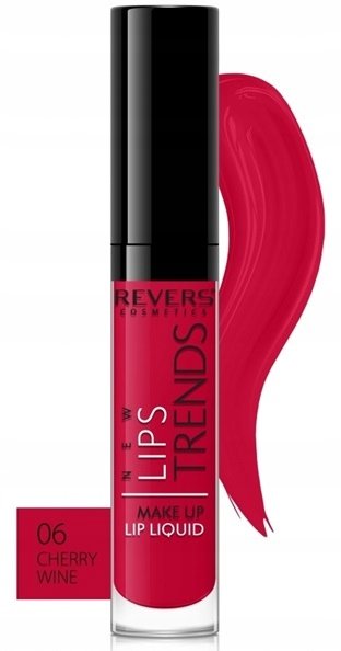 

Матовая жидкая помада 6 Cherry Wine Revers New Lip Trends