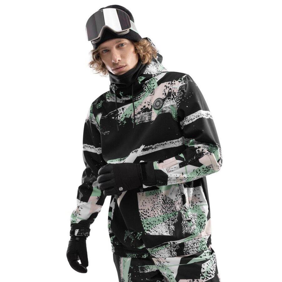 

SIROKO Мужская зимняя спортивная куртка для сноуборда W1 Crest Multicolored