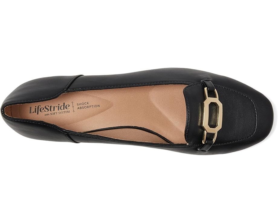 Туфли на плоской подошве LifeStride Celine Skimmers, цвет Black Faux Leather — фото 2