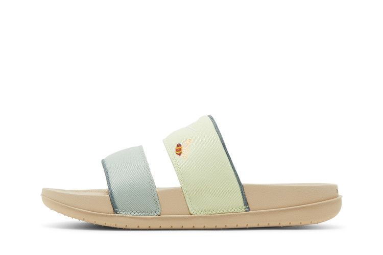 Сандалии Nike Wmns Offcourt Duo Slide 'Dandy Dandelions', зеленый — фото 4