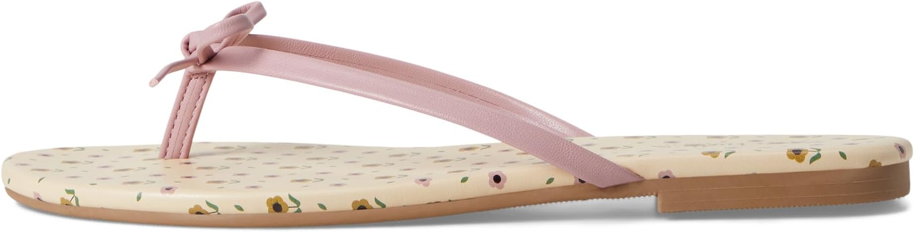 Сандалии Seychelles Wish List Print V Leather Sandal, цвет Pink Floral — фото 4