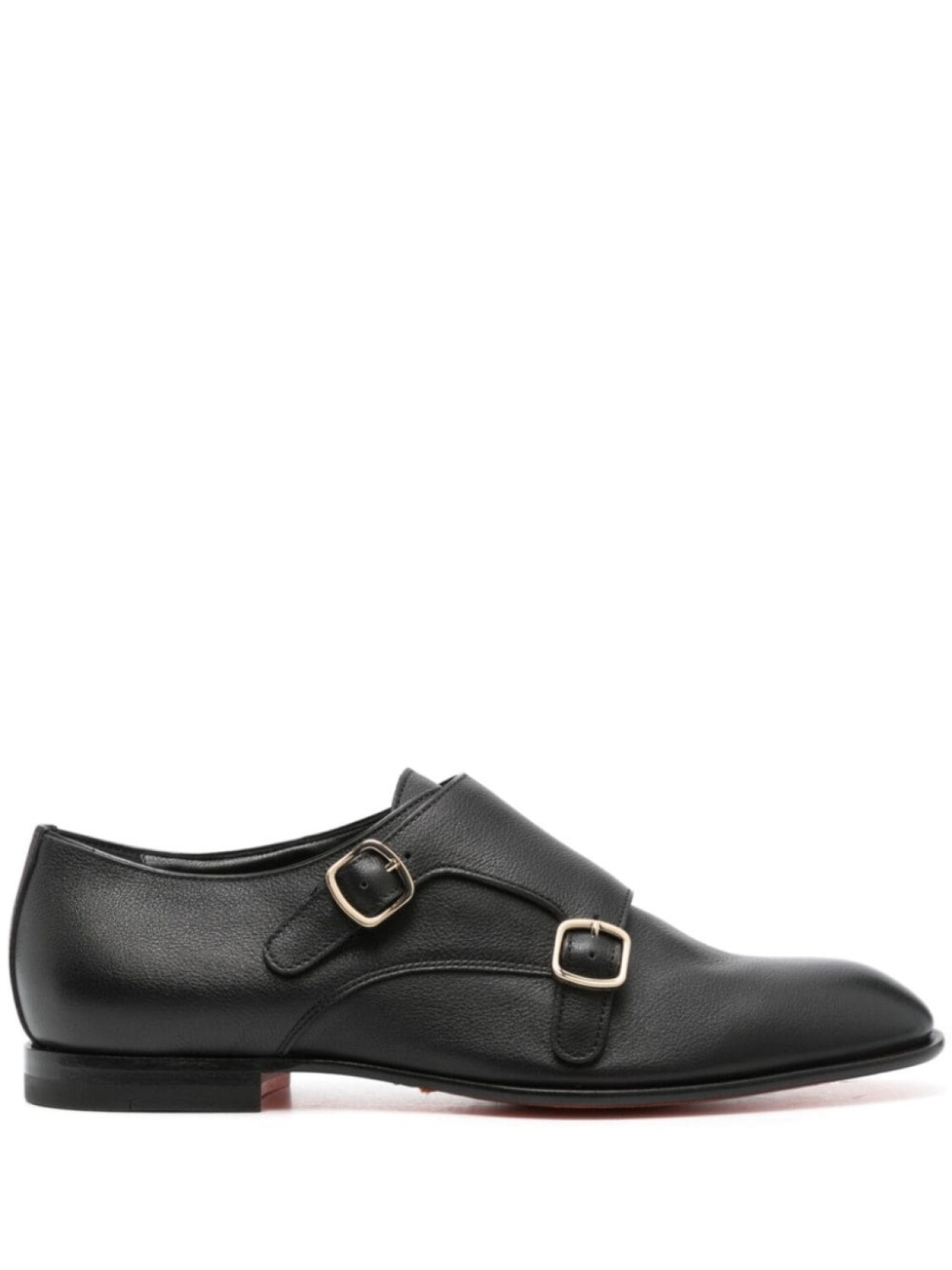 

Santoni лоферы из зернистой кожи, черный