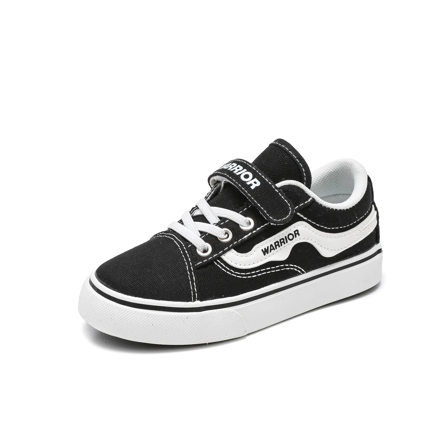 Мальчиковые ботинки Slip Resistant Anti Kick Lightweight Cushioning Low top Canvas WARRIOR, темно-синий — фото 3