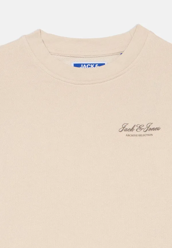Свитшот с графическим принтом jjearchive и круглым вырезом Jack & Jones Junior, Moonbeam — фото 3