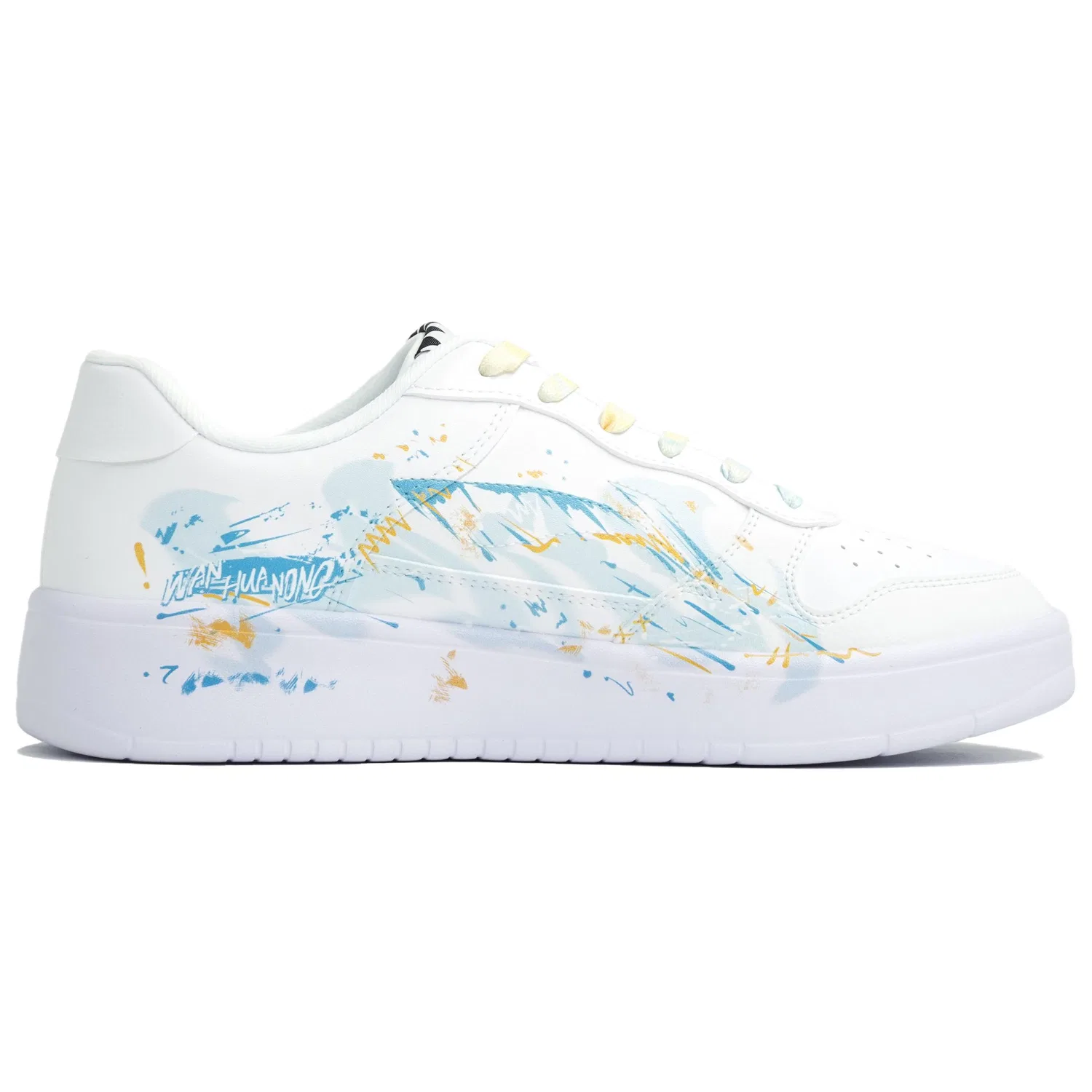 Кроссовки скейтбордические Li-Ning Floating Boat White Blue — фото 4