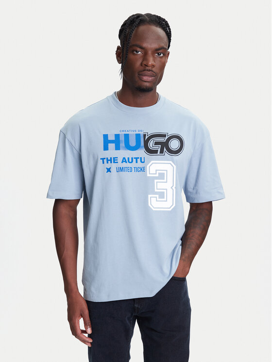 

Свободная футболка Nesite 50544168 Hugo, синий