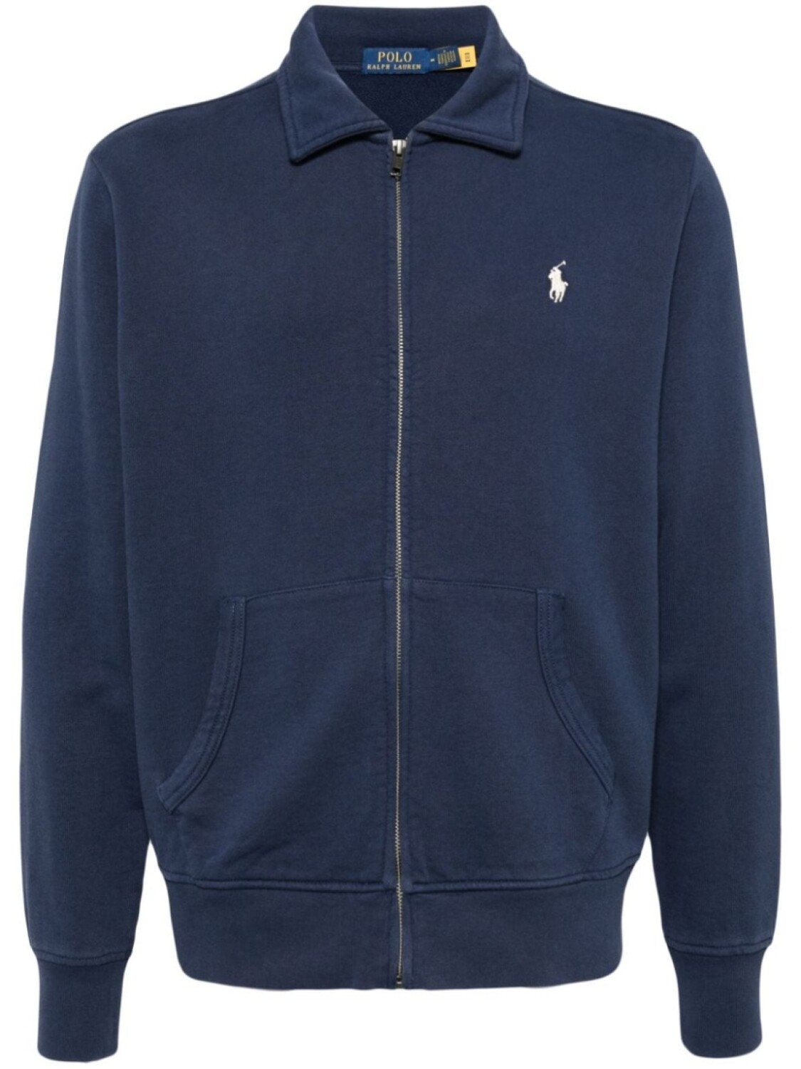 

Polo Ralph Lauren толстовка на молнии с вышитым логотипом, синий