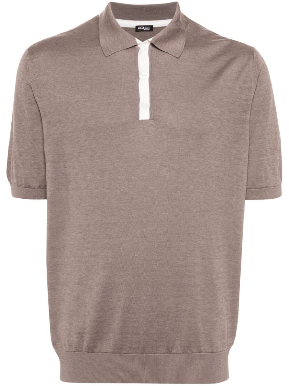 

Kiton рубашка поло тонкой вязки, коричневый