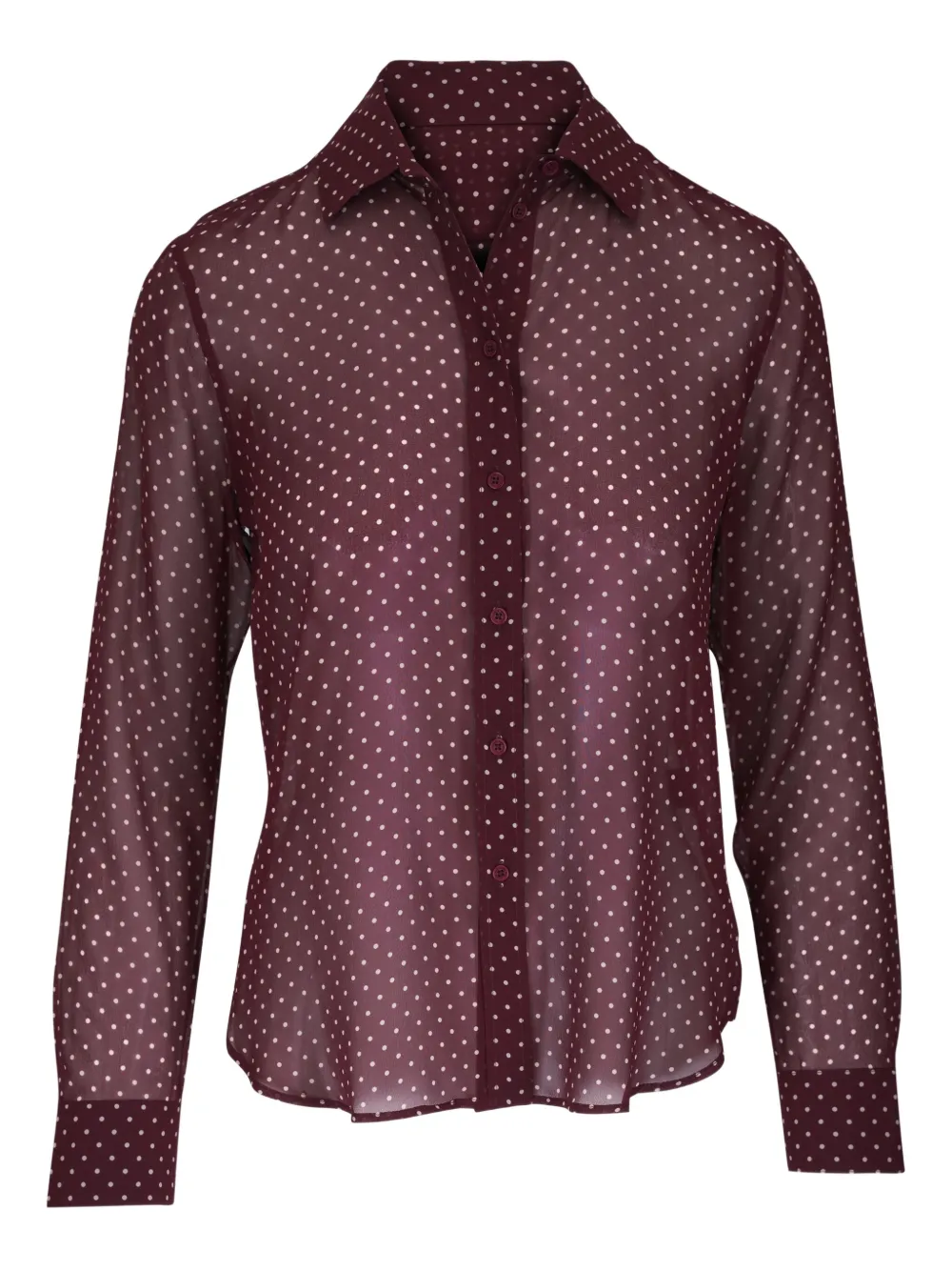 

Рубашка Gaia в горох Nili Lotan, красный