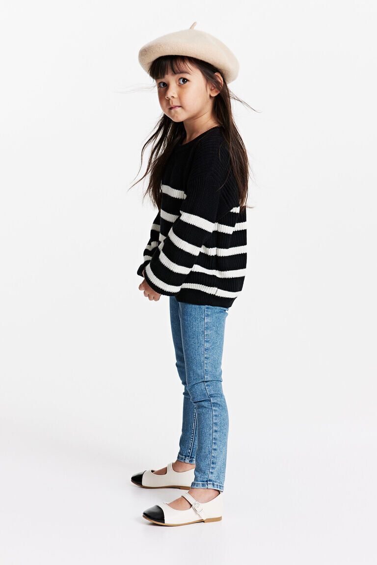 

Комплект из двух джинсов скинни H&M, черный