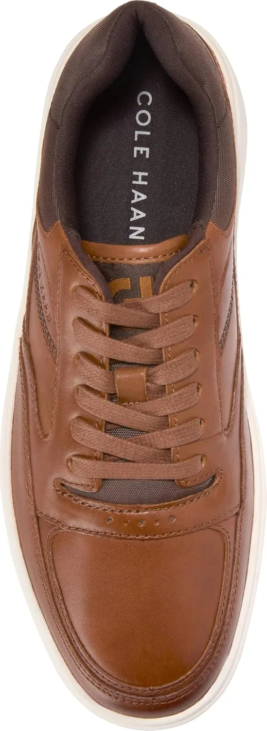 Мужские кроссовки Cole Haan Grand Crosscourt Traveler Setshot Trainers, British Tan Dark Chocolate Ivory — фото 3