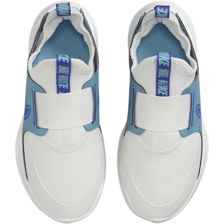 Nike Кроссовки Flex Runner 3 с противоскользящим износостойким низким верхом для детей, белые, зеленые, для детей 3–7 лет — фото 4
