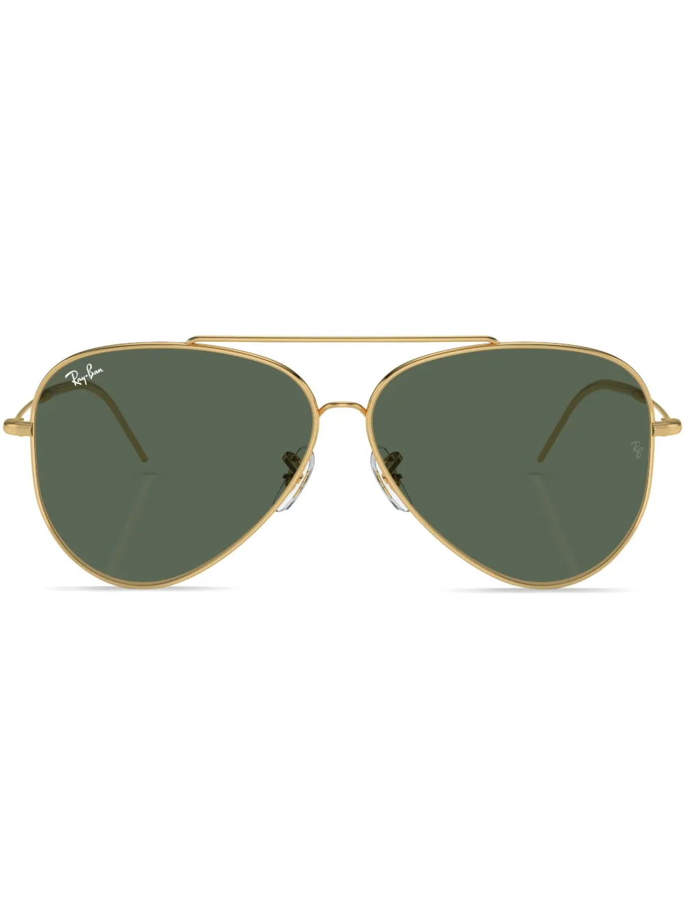 

Солнцезащитные очки-пилоты Aviator Reverse Ray-Ban, золотой