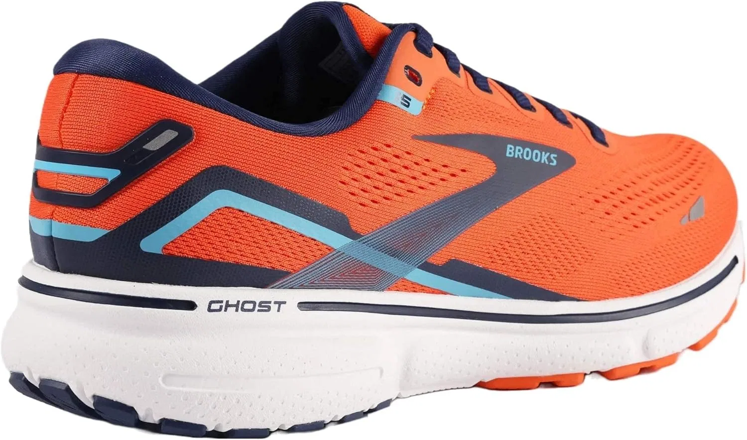 Мужские беговые кроссовки Brooks Ghost 15 нейтрального цвета, Black/Ebony/Nightlife — фото 2