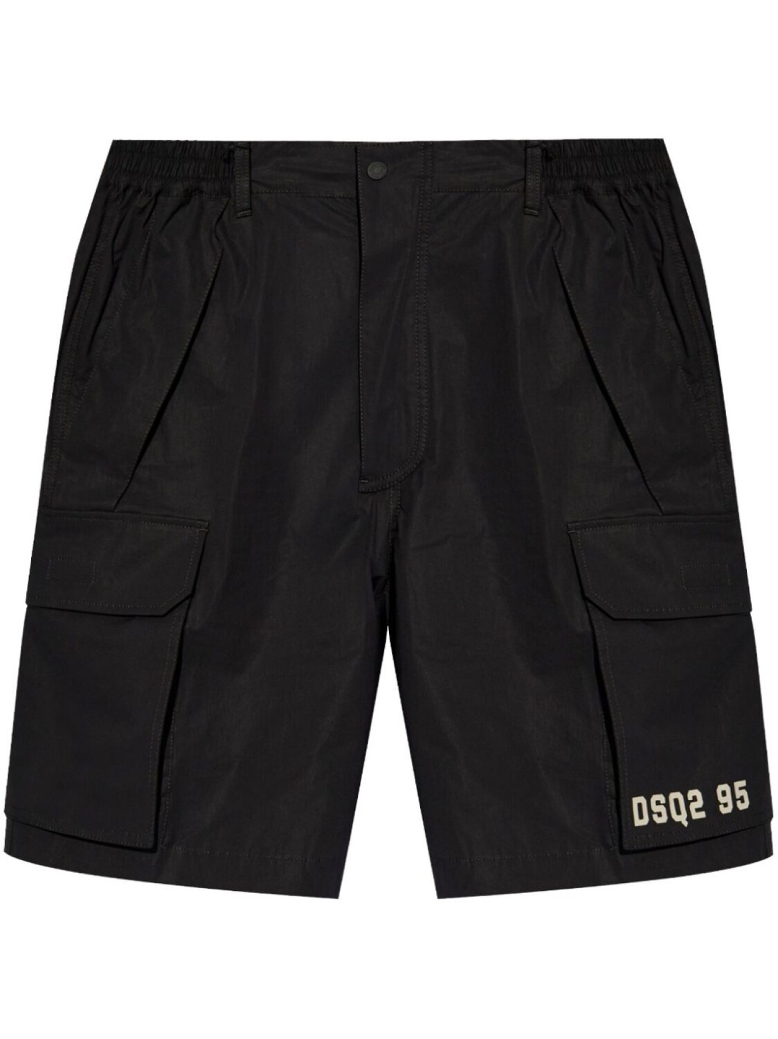

Шорты карго DSQUARED2 с логотипом, черный