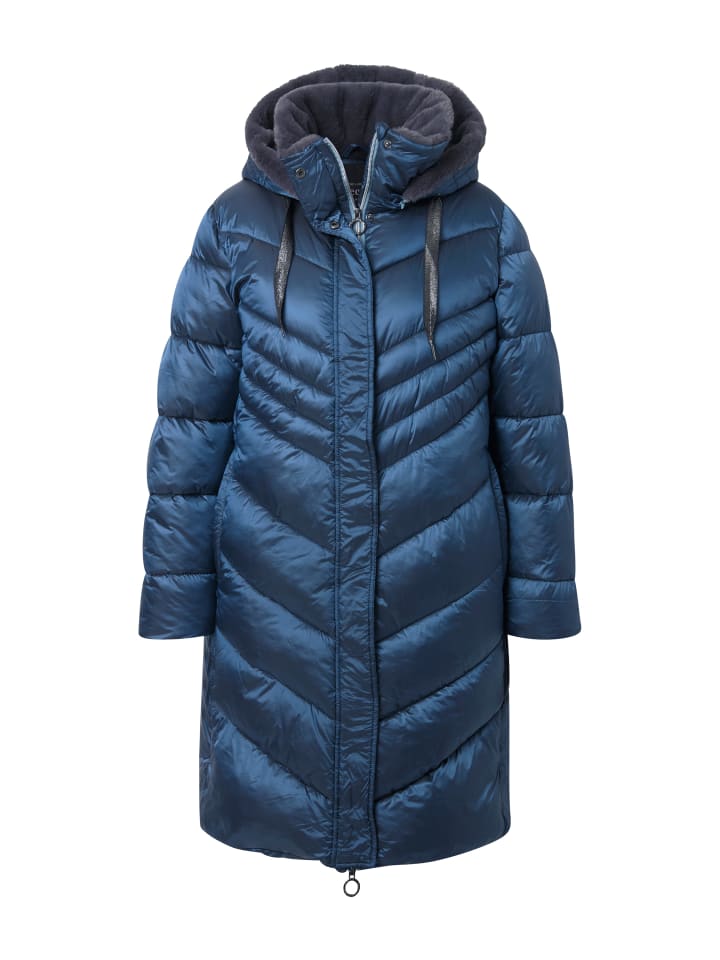 

Пальто серо-синего цвета Ulla Popken