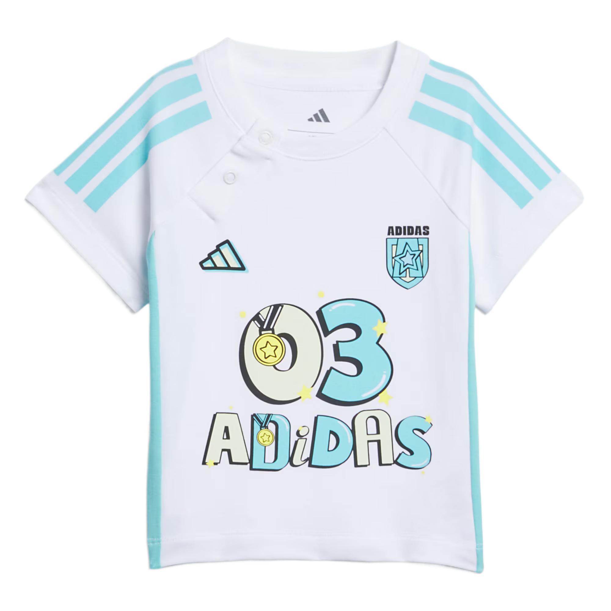 Adidas Спортивная одежда Casual SportswearTrack White/Black для малышей — фото 3