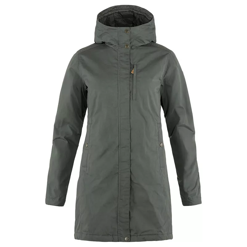 

Женская утепленная парка Fjallraven Kiruna, цвет Basalt