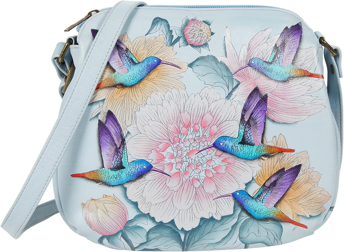 

Сумка кросс-боди Anuschka Convertible Medium Bag 691, цвет Rainbow Birds