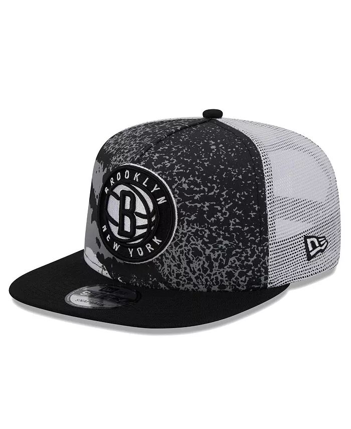 

Мужская черная бейсболка Brooklyn Nets Court Sport Speckle 9Fifty Snapback New Era