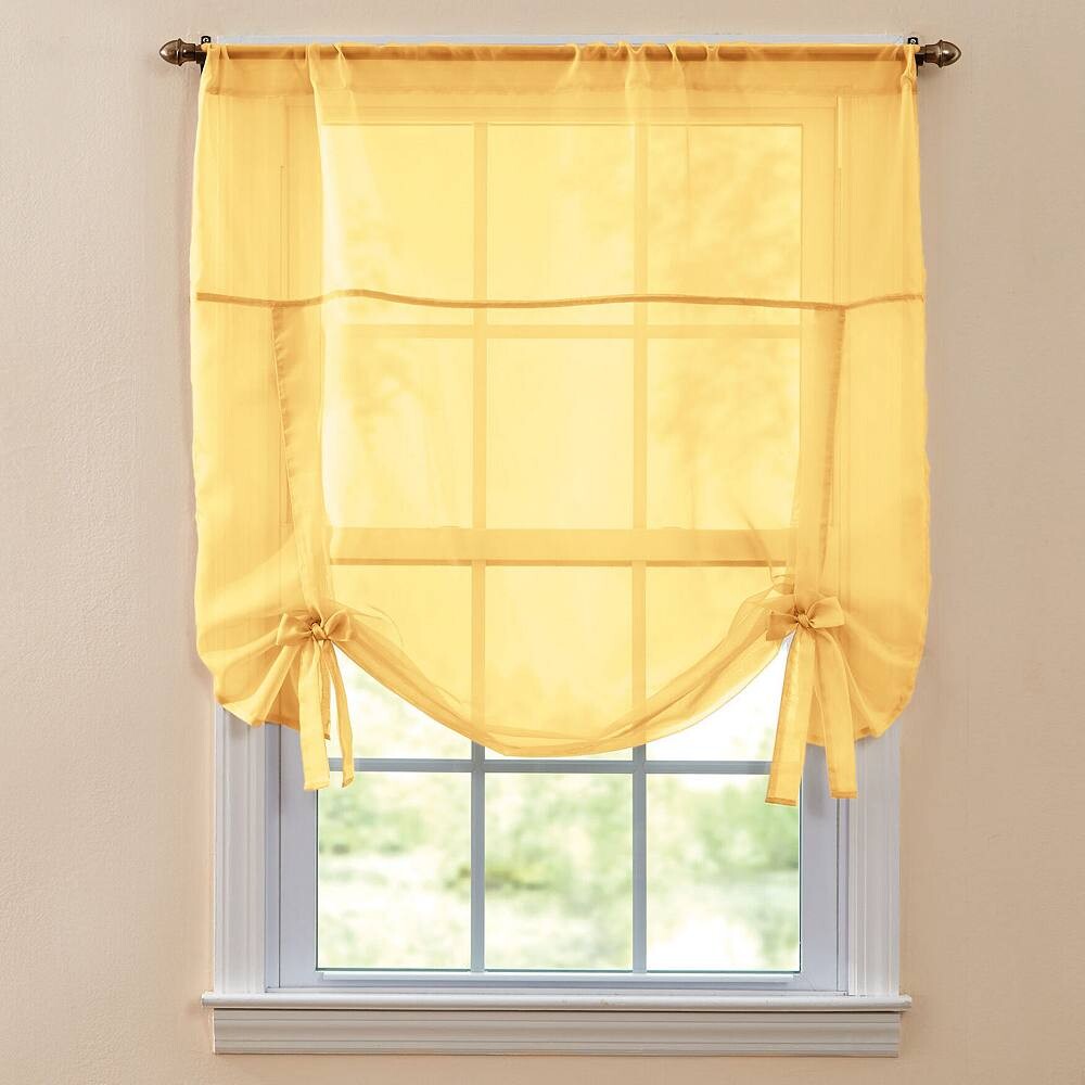 

Оттенок Brylanehome Bh Studio Sheer Voile Tie-up BH Studio, цвет Daffodil