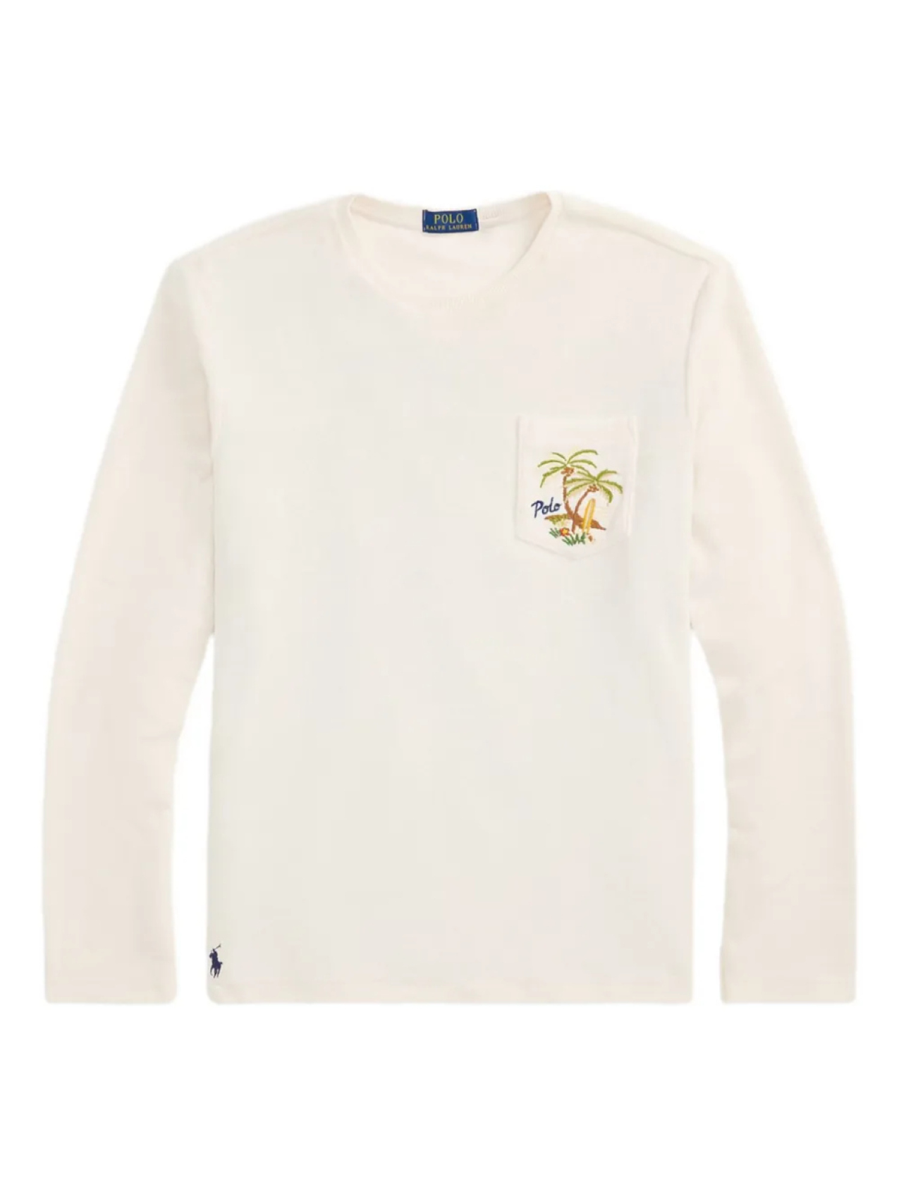 

Свитер с круглым вырезом Polo Ralph Lauren, белый