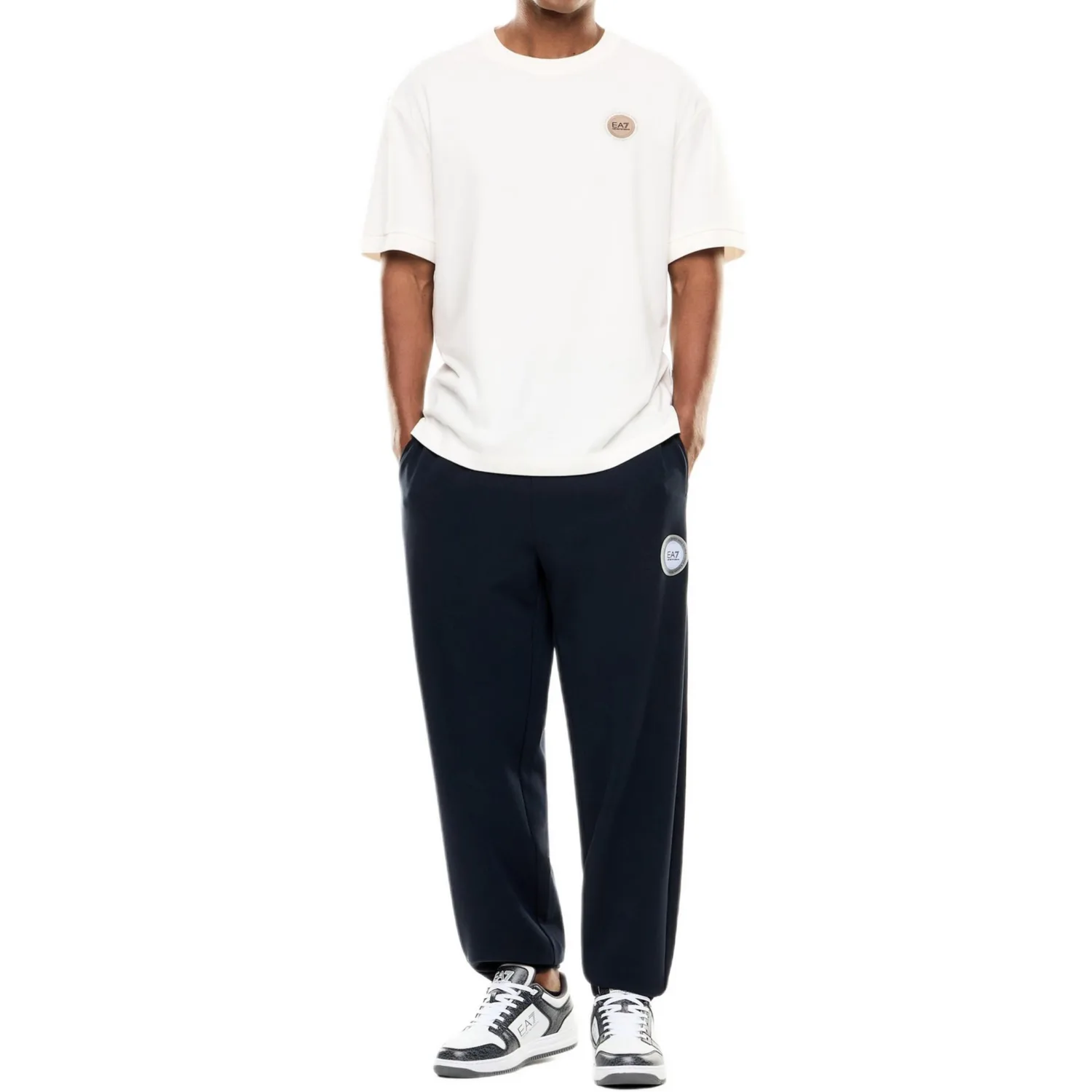 Футболка EA7 Unisex EMPORIO ARMANI, белый — фото 3