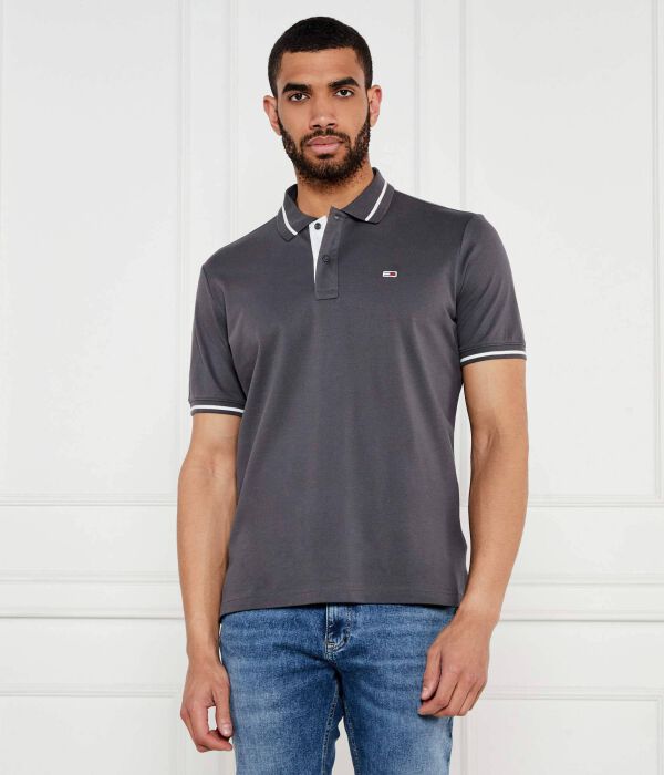 

Рубашка поло Regular fit Tommy Jeans, черный