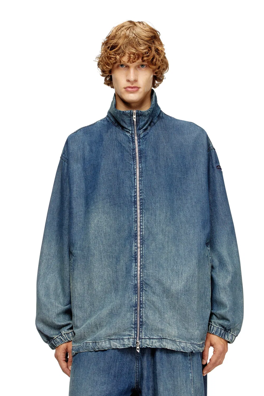 Мужская джинсовая куртка-блузон D-KRAP-S6 Diesel, Indigo Blue
