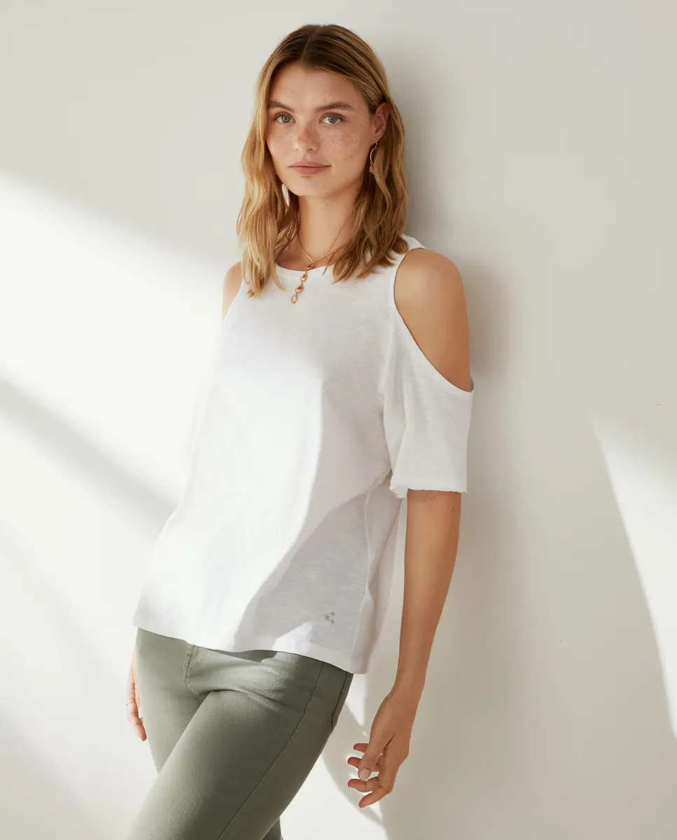 

Женская футболка с коротким рукавом Southern Cotton, белый