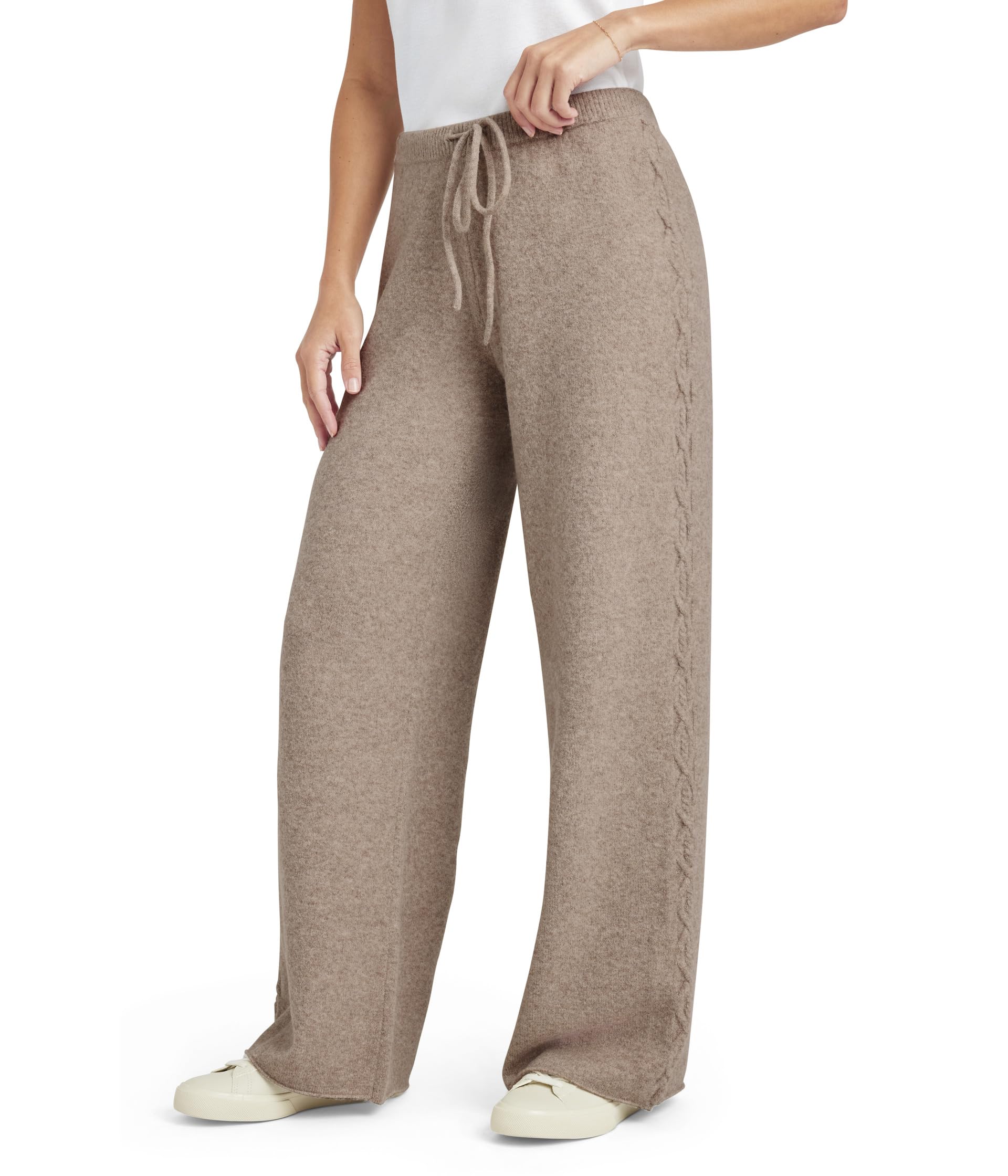 

Брюки Splendid Stassi Cable Sweater Pants, Tawny Heather