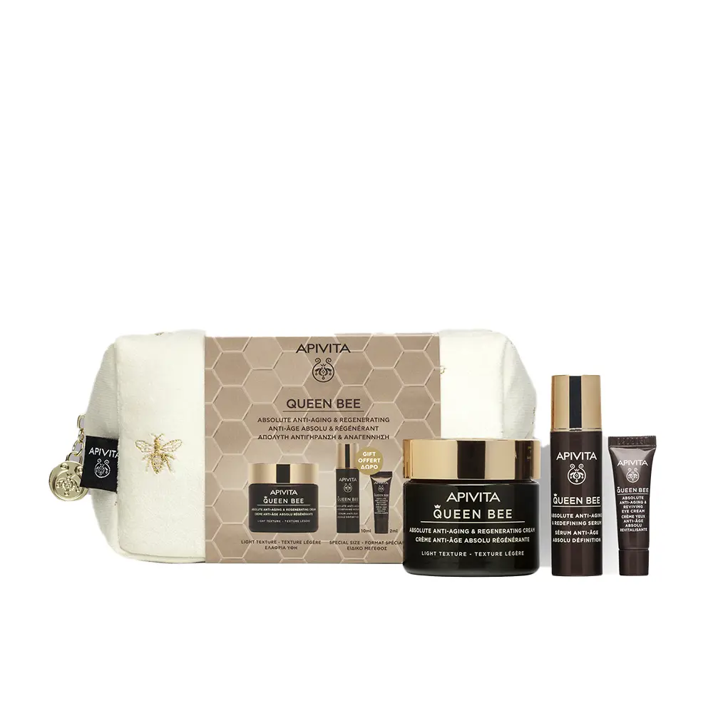 

Крем для лица Queen bee crema regeneradora antiedad absoluto ligera estuche Apivita, 4 шт.