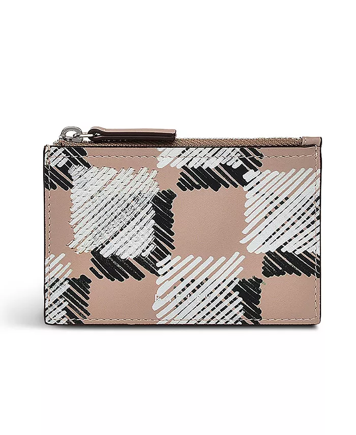 

Кошелек на молнии Check Me Out с отделением для монет Radley London, фиолетовый