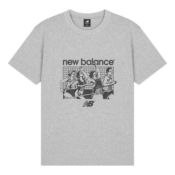 

Футболка athletics 90's graphic t-shirt 'grey black' New Balance, серый