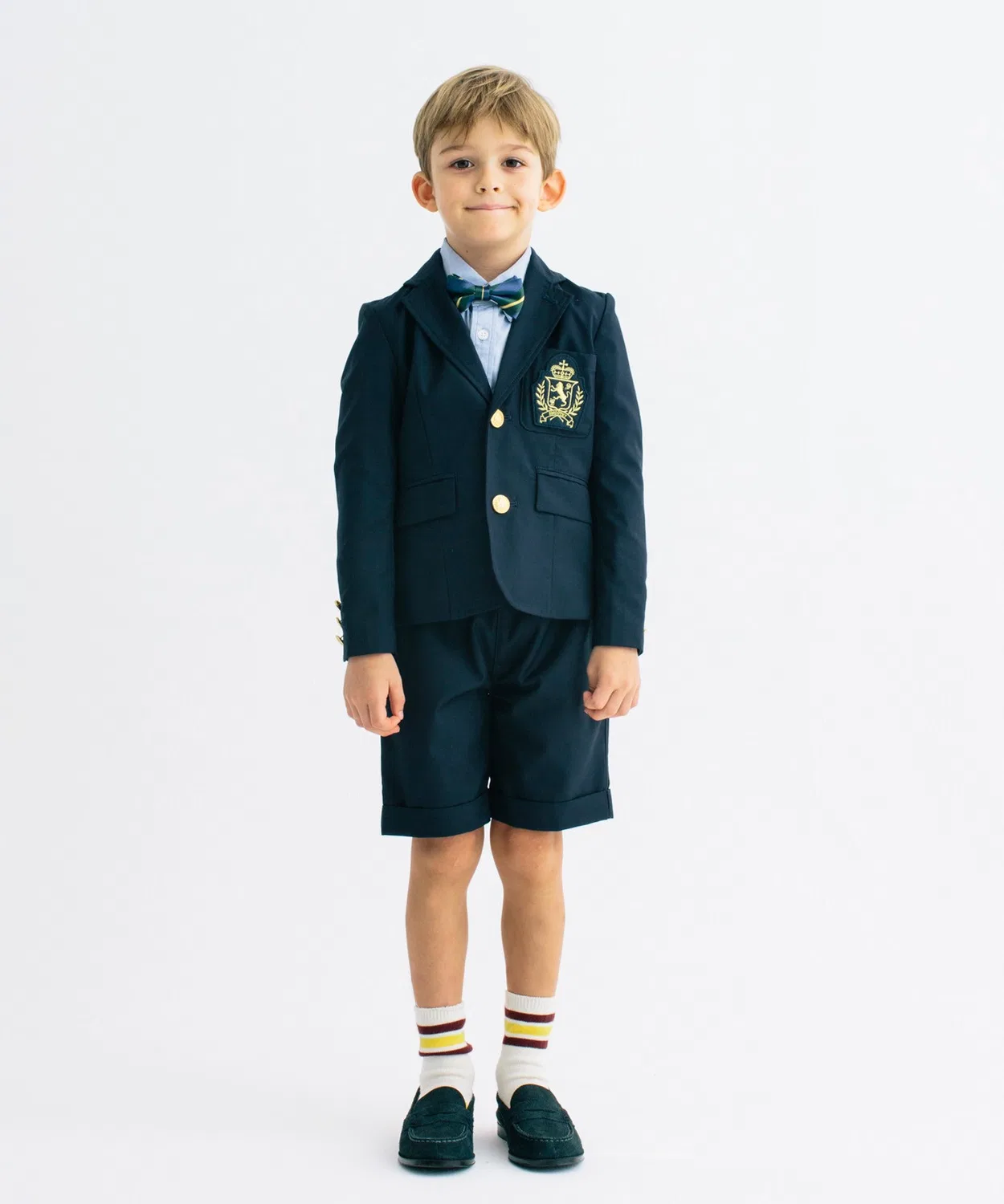 Детский костюм-двойка с пиджаком и брюками Smoothy Navy Blazer Set, тёмно-синий