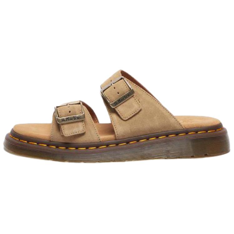 Сандалии-слайды Dr. Martens Josef Suede Savannah Tan Bronx Suede Dr.Martens, Brown