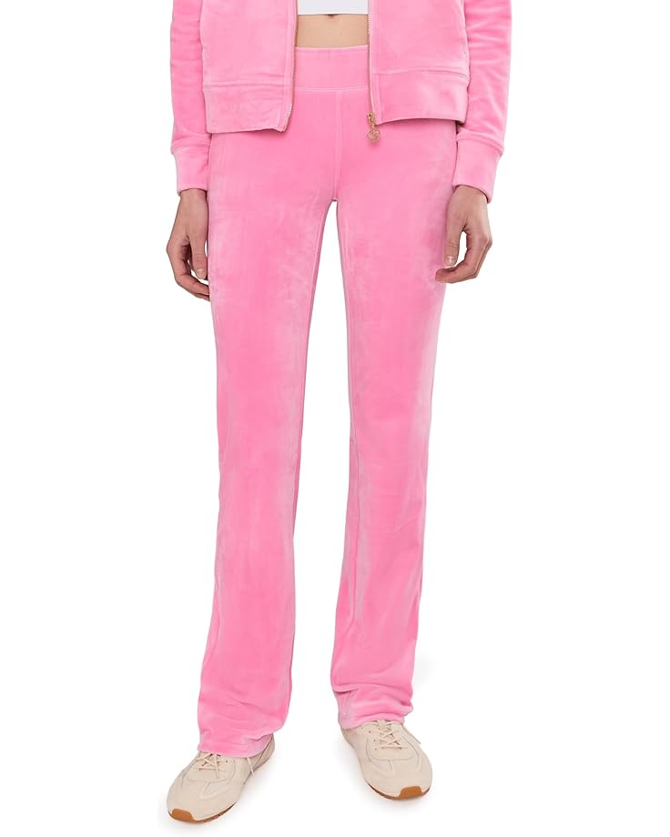 

Женские брюки Lilly Pulitzer Dorsey Velour, Confetti Pink