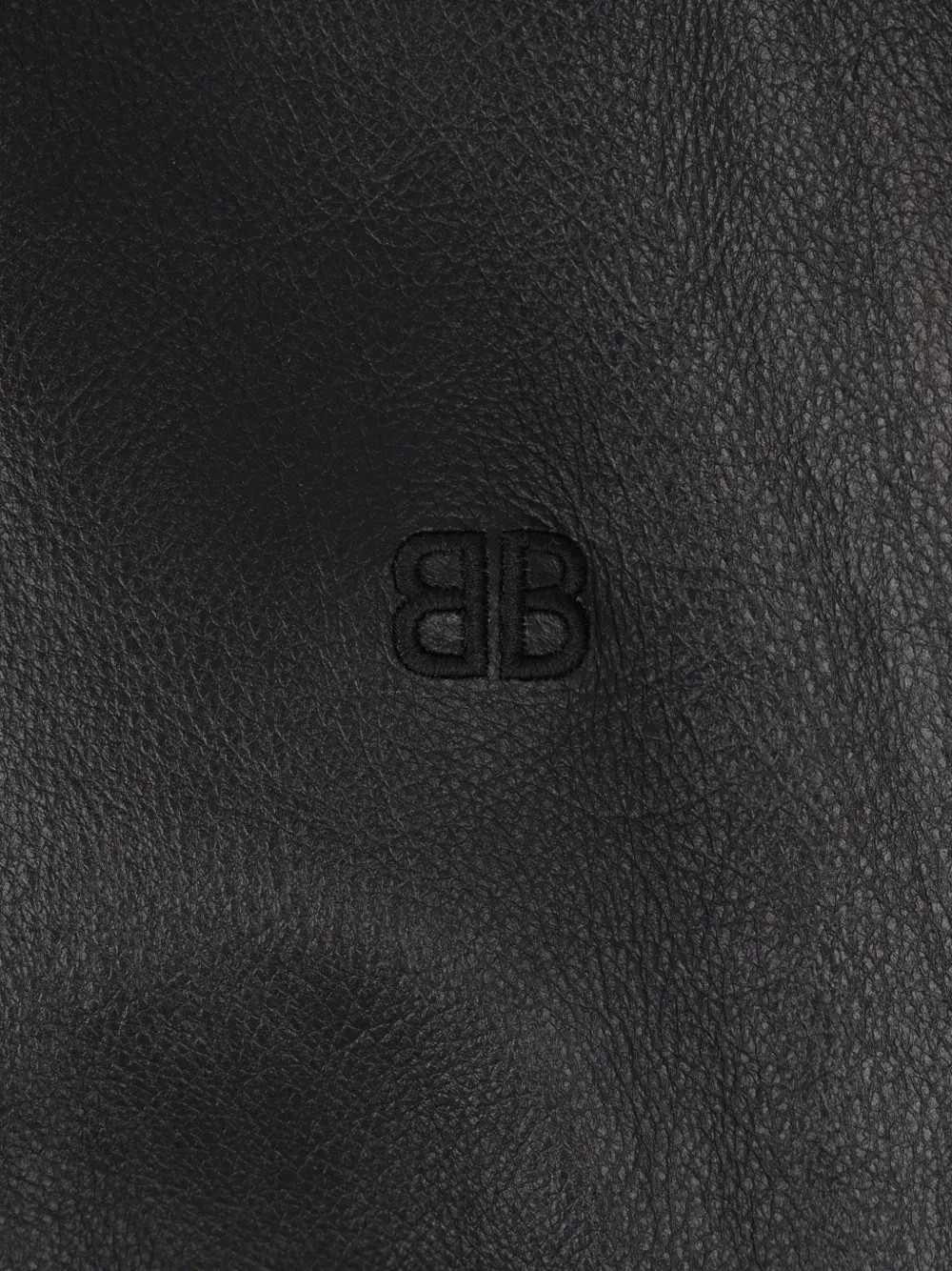 Кожаная куртка со шнуровкой Balenciaga, черный — фото 3