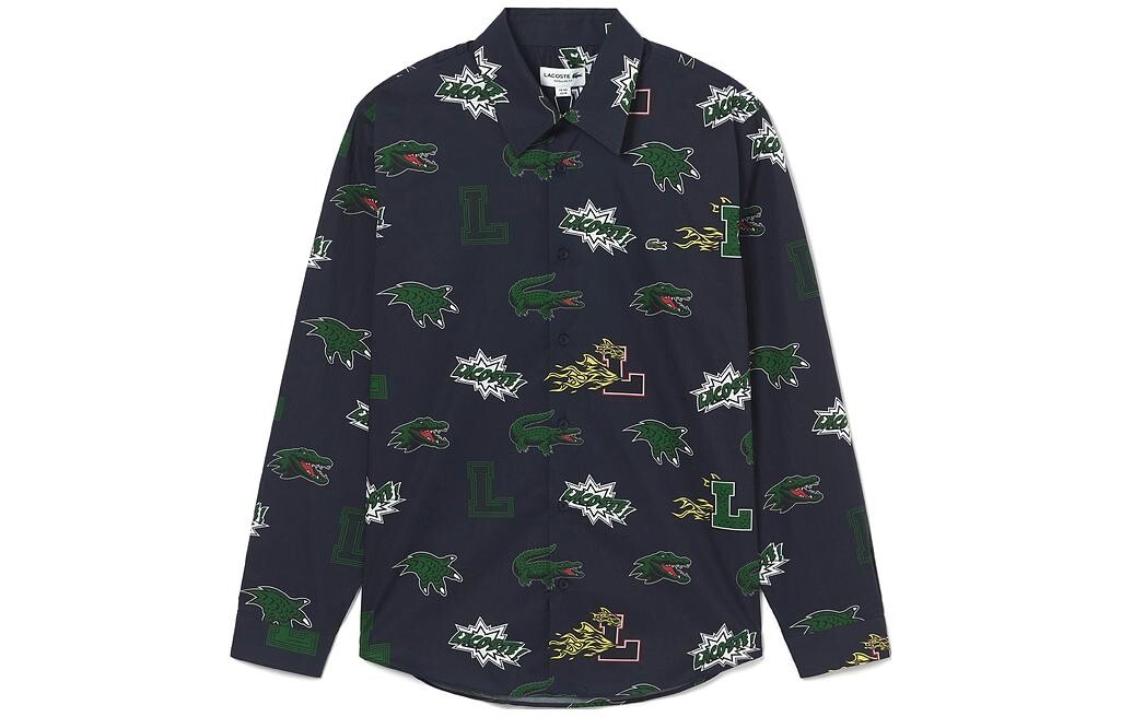 

Мужская рубашка Holiday Series Multicolor Lacoste, цвет Multicolor