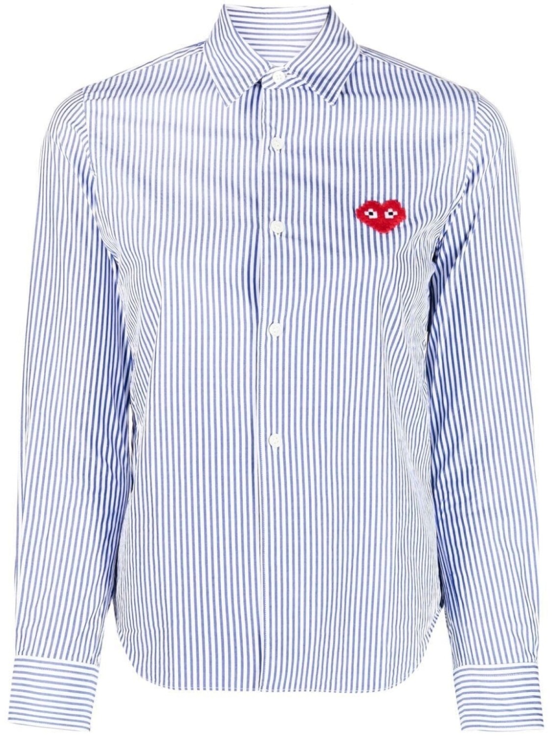 

Comme Des Garçons Play рубашка с нашивкой, синий