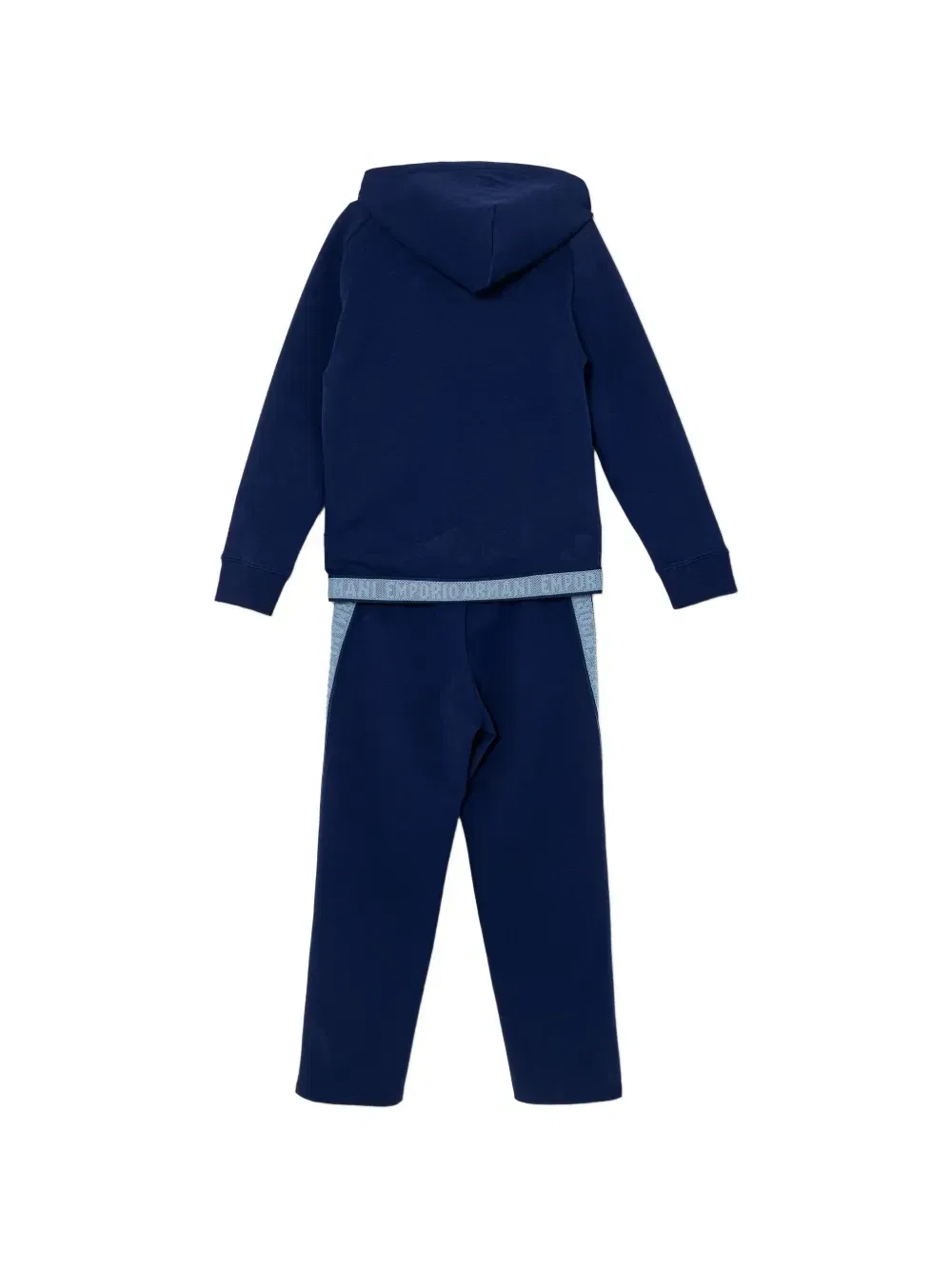 Спортивный костюм с капюшоном Emporio Armani Kids, синий — фото 2