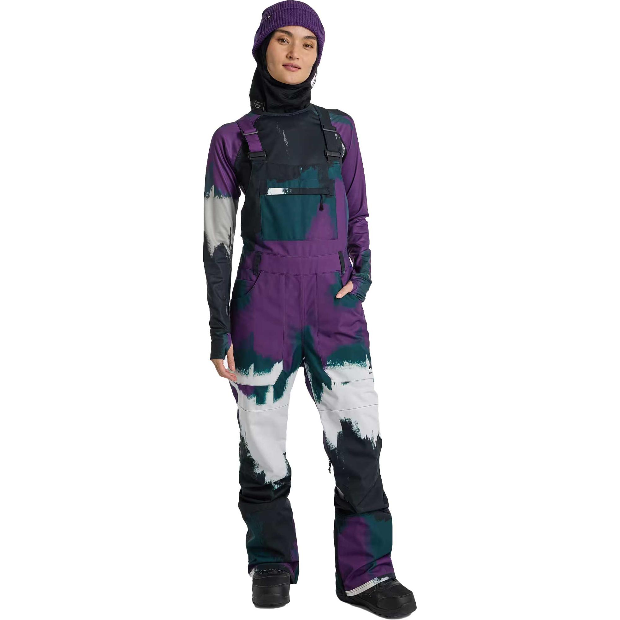 

Женские велошорты Avalon 2L Stretch Bib Snow Pants Burton, Forest Chalk