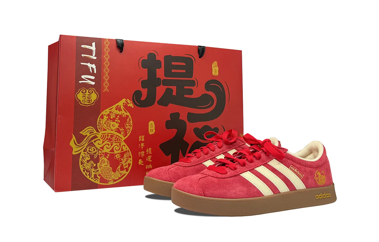 Adidas Vl Court Classic Blessing Arrives Cushioning Slip Resistant низкие кроссовки для скейтбординга unisex красные