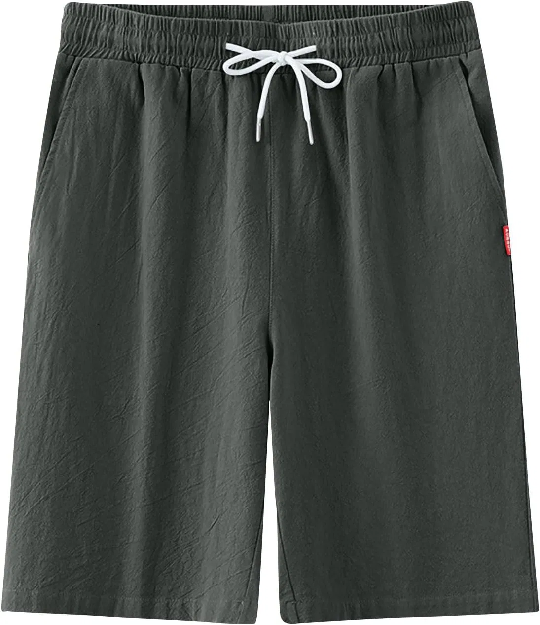 Шорты мужские классические, Elastic Waist Drawstring, Army Green