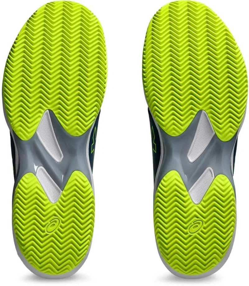 Кроссовки для тенниса ASICS Solution Swift Flytefoam 2, Mako Blue Safety Yellow — фото 3